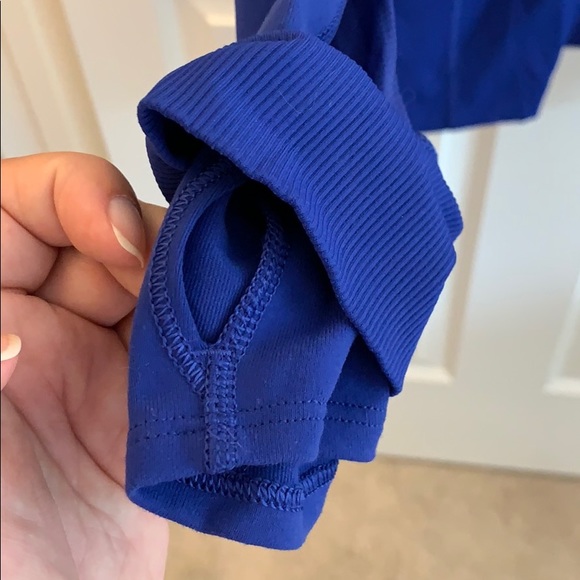 🍋 lululemon zip-up hoodie, blue, size 4 (xs) - Picture 3 of 9